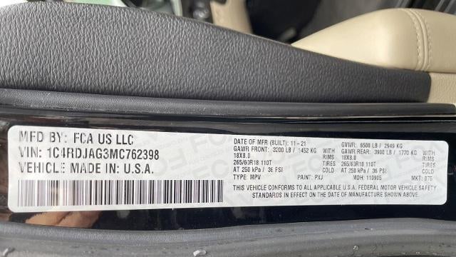 2021 Dodge Durango SXT