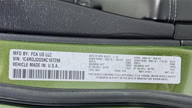 2022 Dodge Durango GT