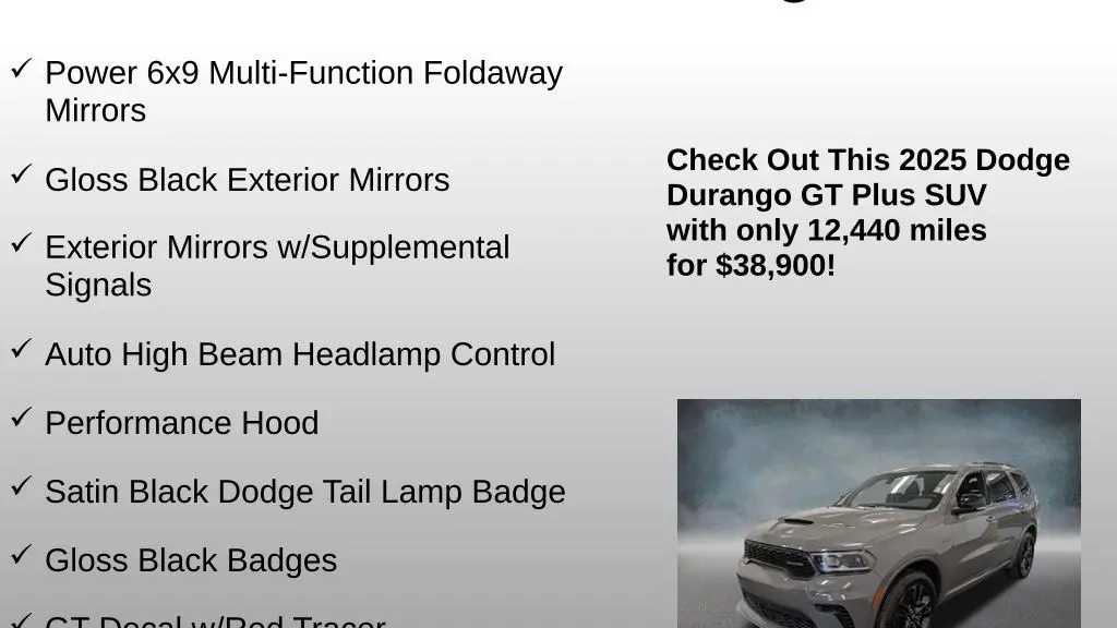 2025 Dodge Durango GT