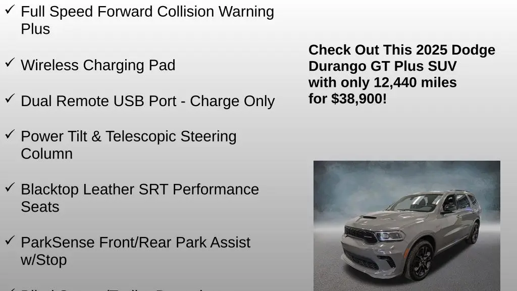 2025 Dodge Durango GT
