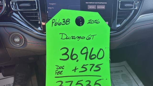 2026 Dodge Durango GT