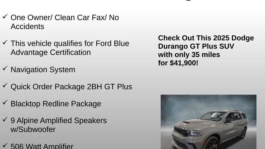2025 Dodge Durango GT