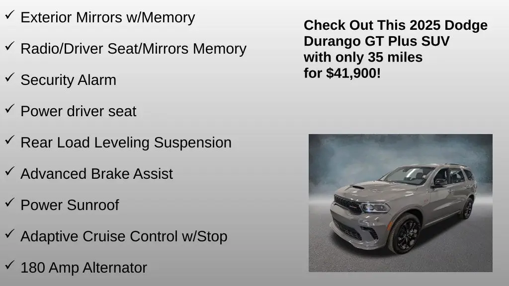 2025 Dodge Durango GT