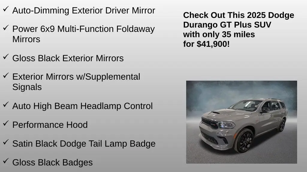 2025 Dodge Durango GT