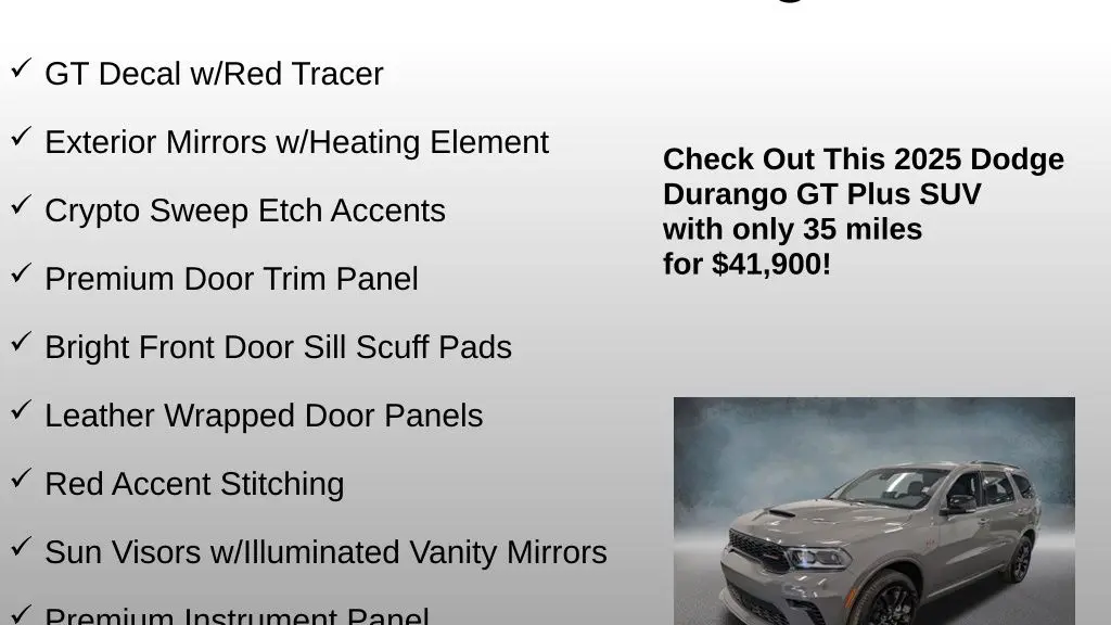 2025 Dodge Durango GT