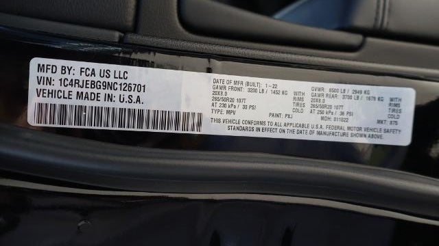 2022 Jeep Grand Cherokee WK Limited