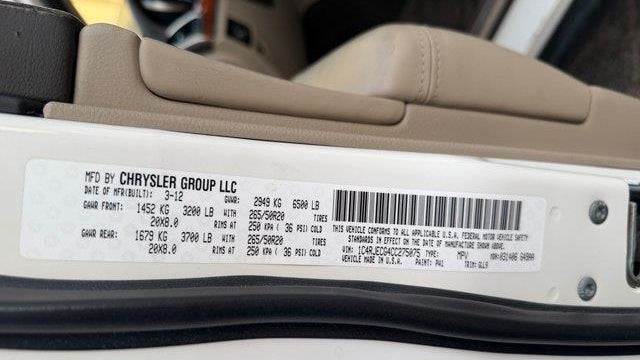 2012 Jeep Grand Cherokee Overland