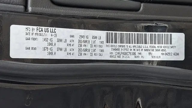 2019 Jeep Grand Cherokee Altitude