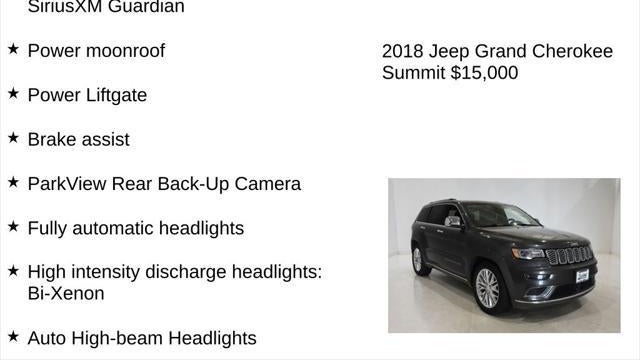 2018 Jeep Grand Cherokee Summit