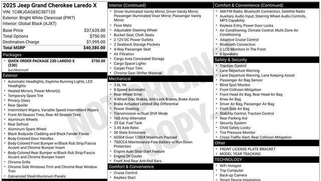 2025 Jeep Grand Cherokee Laredo A