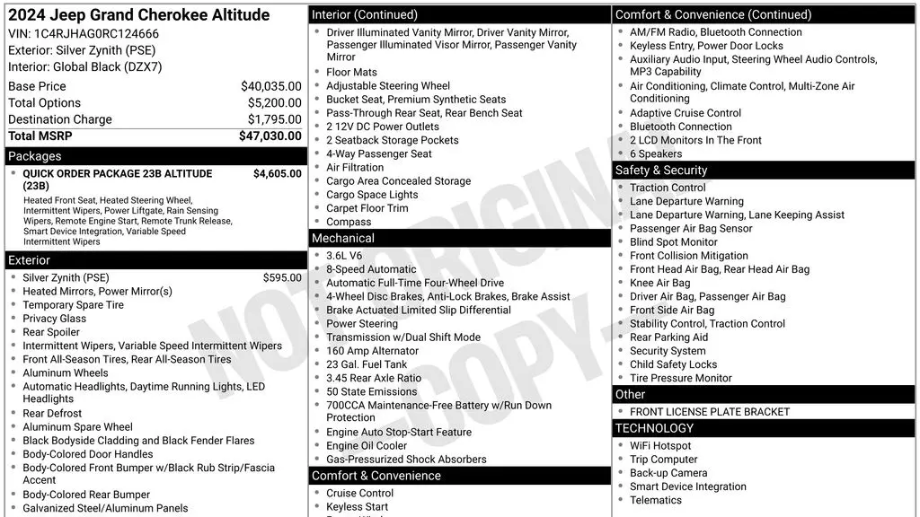 2024 Jeep Grand Cherokee Laredo