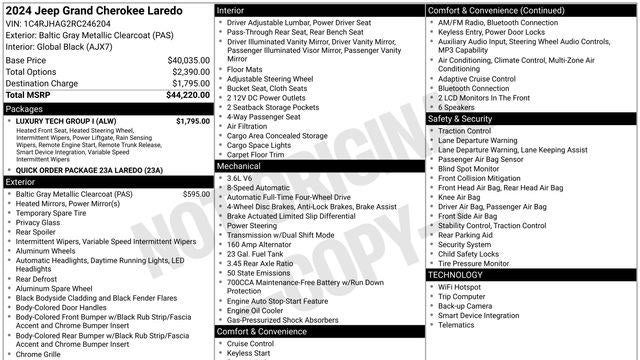 2024 Jeep Grand Cherokee Laredo