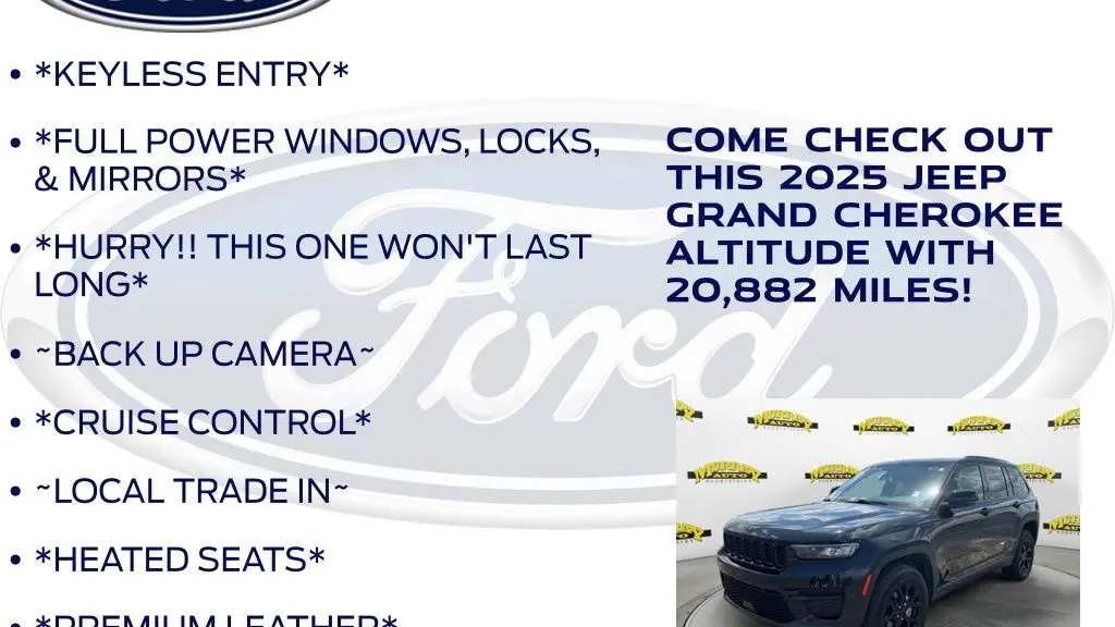 2025 Jeep Grand Cherokee Laredo