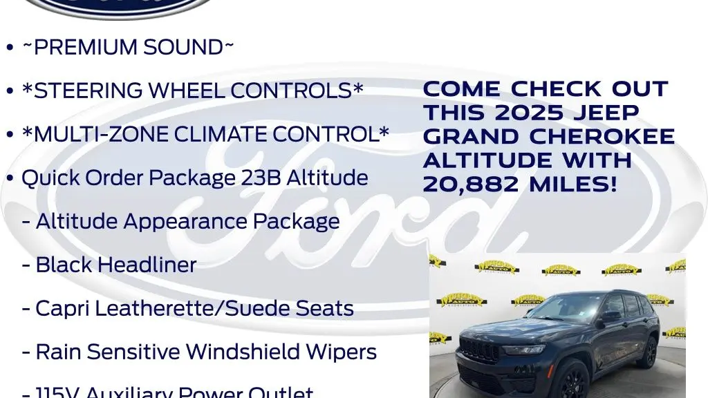 2025 Jeep Grand Cherokee Laredo