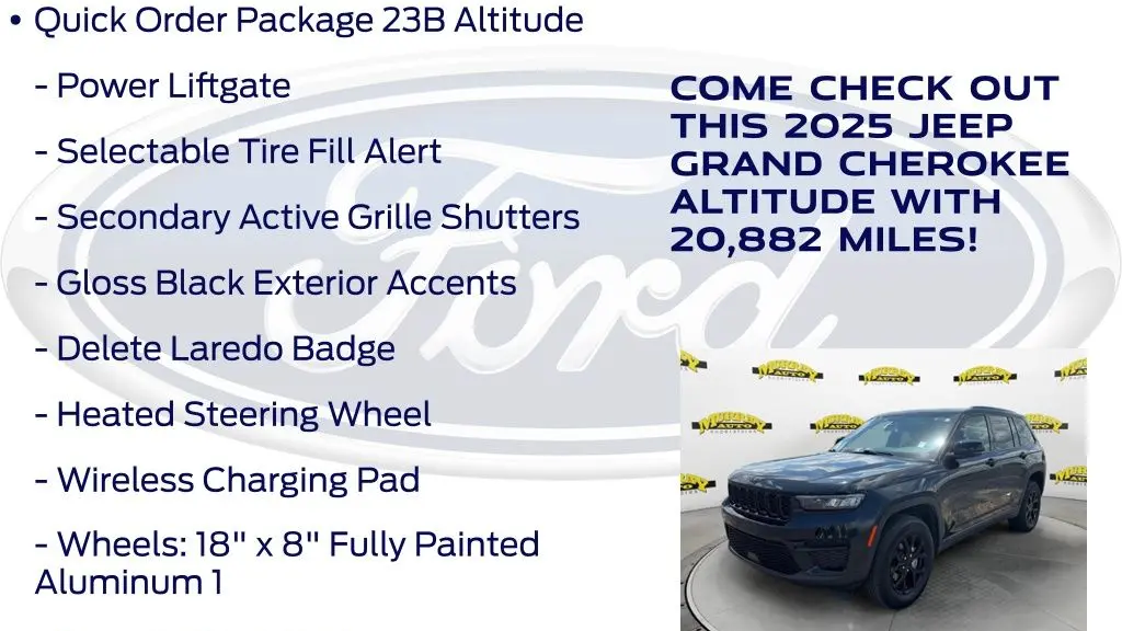 2025 Jeep Grand Cherokee Laredo