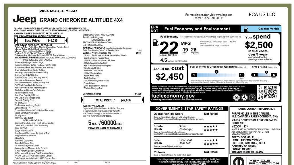 2024 Jeep Grand Cherokee Altitude