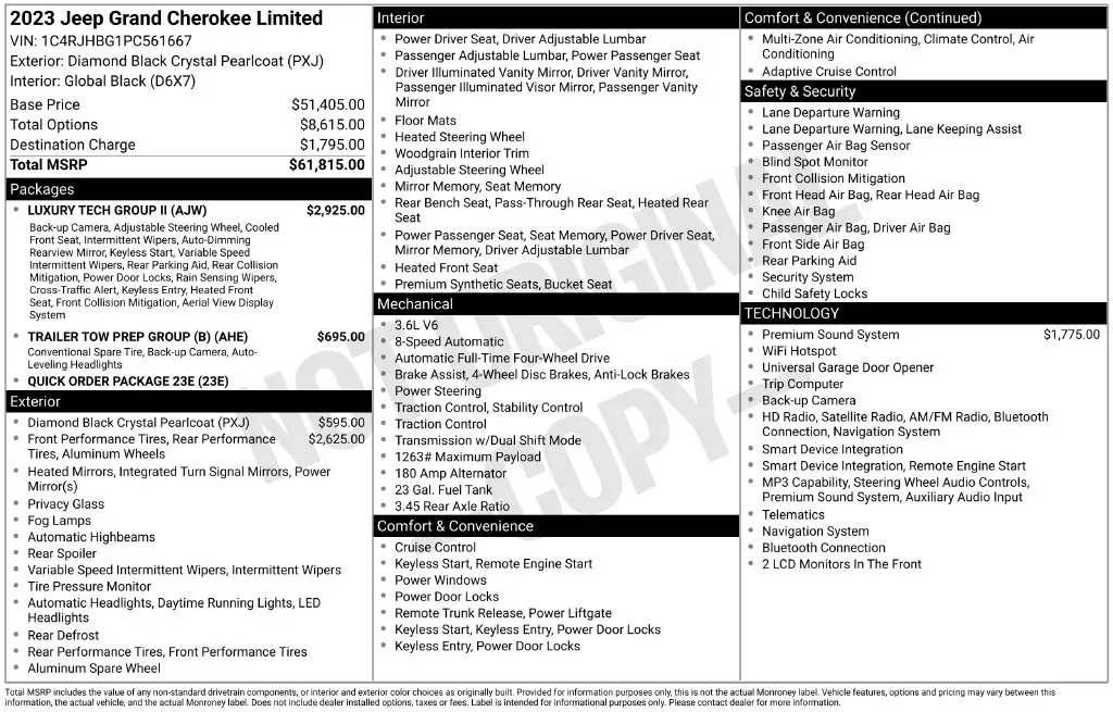 2023 Jeep Cherokee - $25,800
