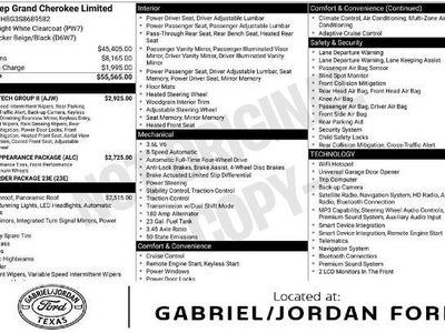 Photo of a 2025 Jeep Grand Cherokee 4X4 Limited 4DR SUV for sale