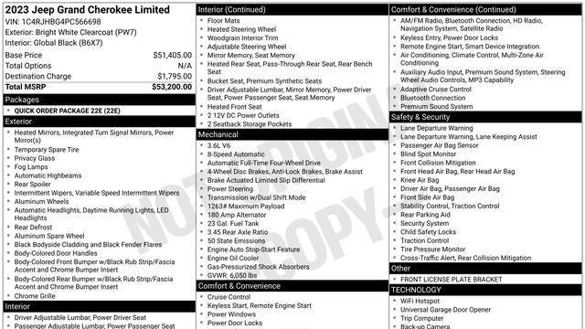 2023 Jeep Grand Cherokee Limited