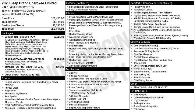 2023 Jeep Grand Cherokee Limited