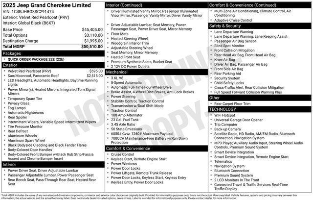 2025 Jeep Cherokee - $36,748