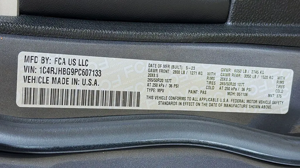 2023 Jeep Grand Cherokee Limited