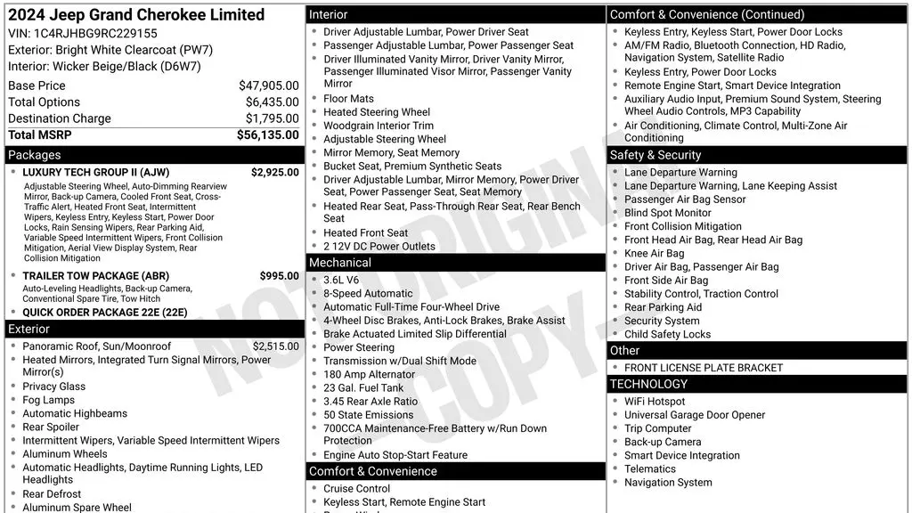 2024 Jeep Grand Cherokee Limited
