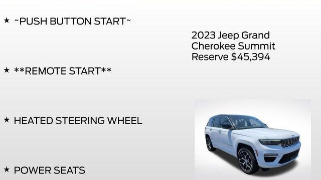 2023 Jeep Grand Cherokee Summit