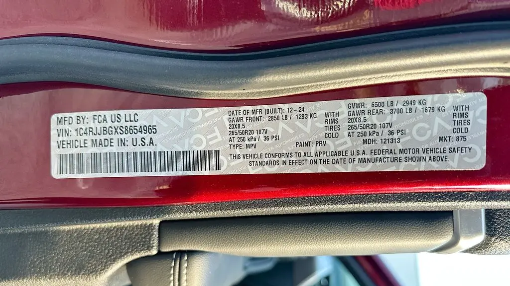 2025 Jeep Grand Cherokee L Limited