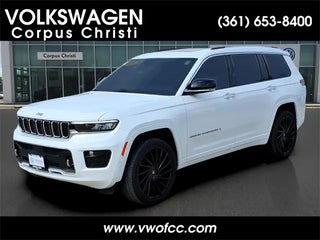 2022 Jeep Grand Cherokee L with Bright White Clearcoat Exterior