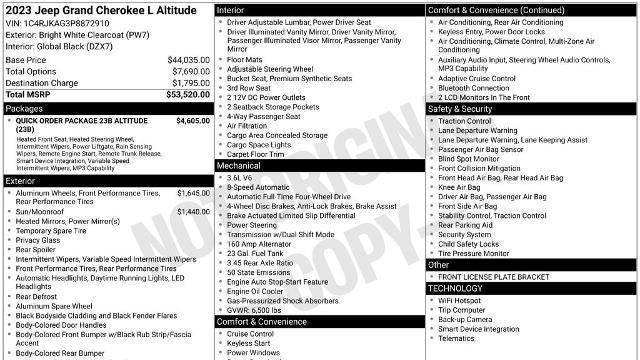 2023 Jeep Grand Cherokee L Laredo X
