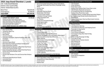 2023 Jeep Grand Cherokee L 4X4 Laredo 4DR SUV