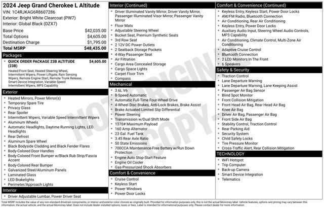 2024 Jeep Cherokee - $30,179