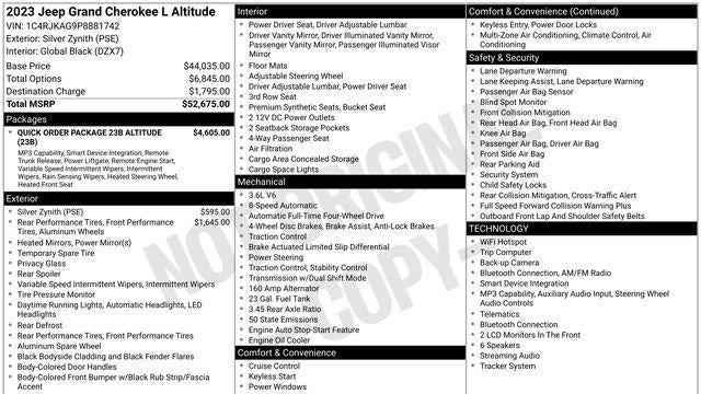 2023 Jeep Grand Cherokee L Laredo X
