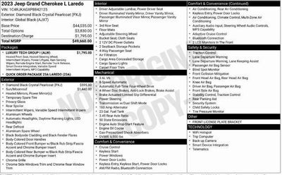 2023 Jeep Grand Cherokee L 4X4 Laredo 4DR SUV