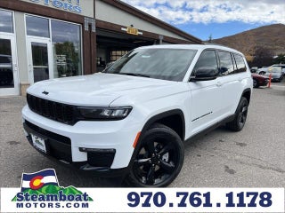 2025 Jeep Grand Cherokee L with Bright White Clearcoat Exterior