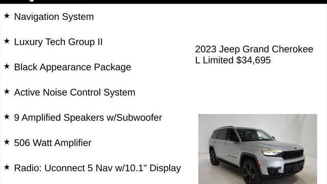 2023 Jeep Grand Cherokee L Limited