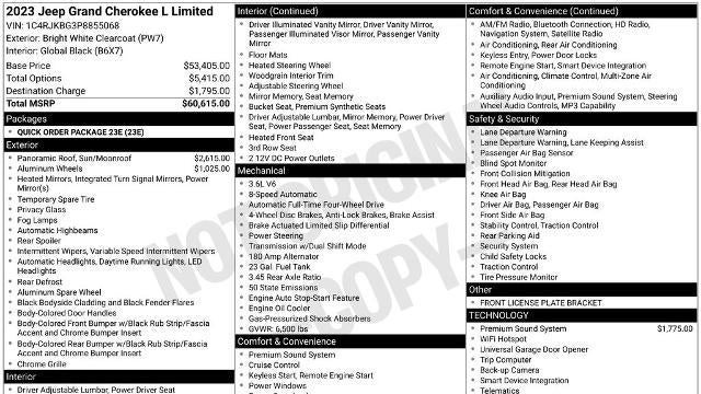 2023 Jeep Grand Cherokee L Limited