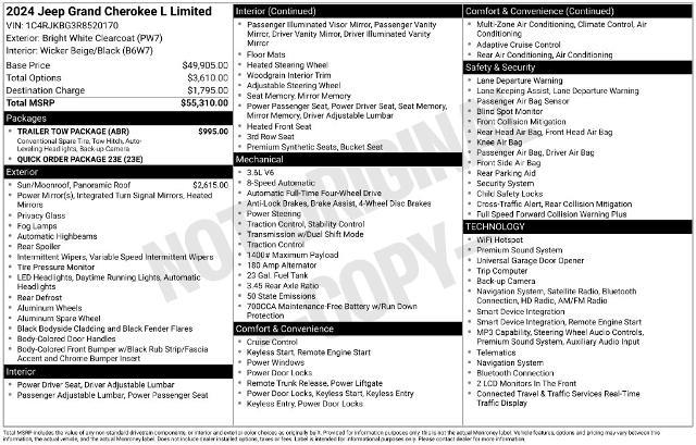 2024 Jeep Cherokee - $30,998