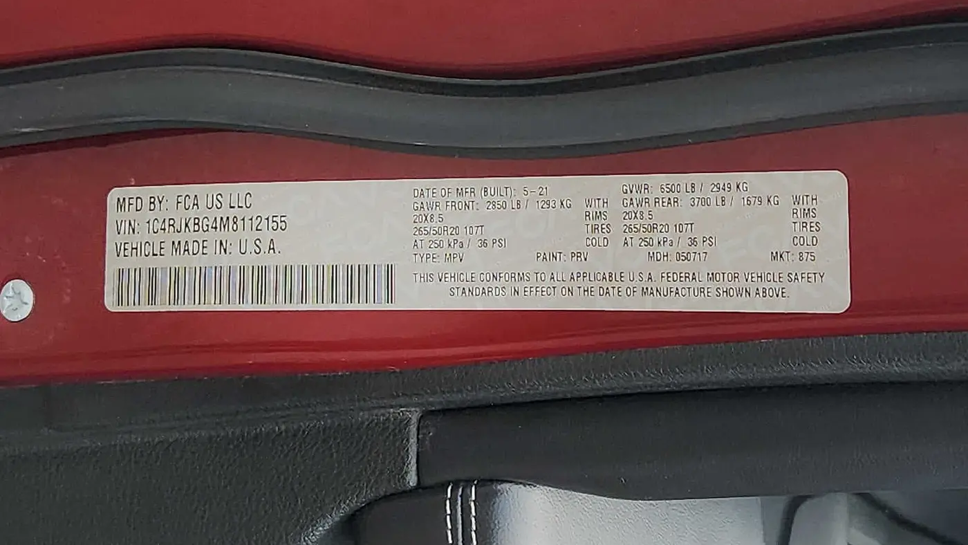 2021 Jeep Grand Cherokee L Limited