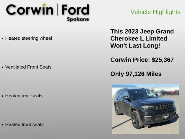 2023 Jeep Cherokee - $25,367