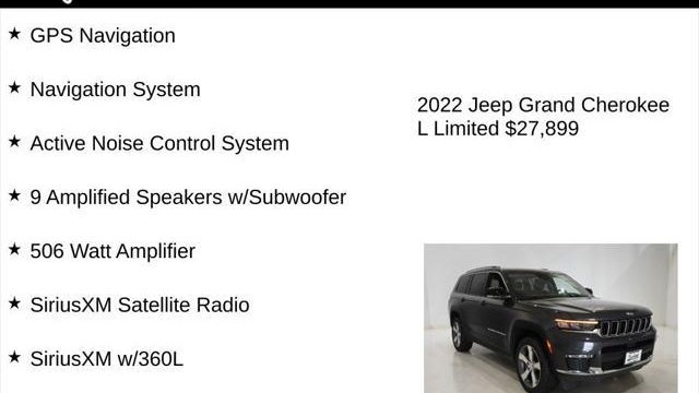 2022 Jeep Grand Cherokee L Limited