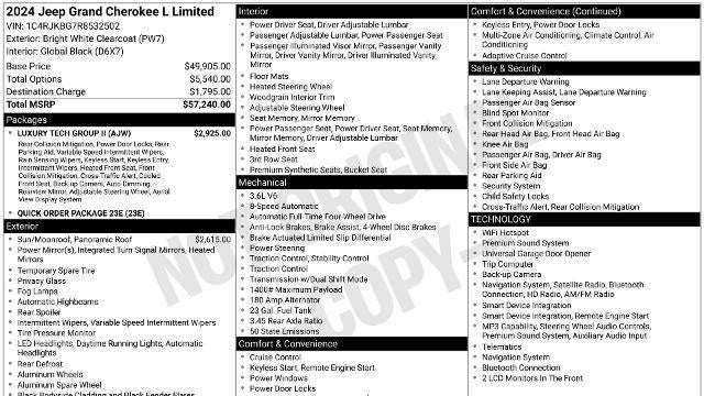 2024 Jeep Grand Cherokee L Limited