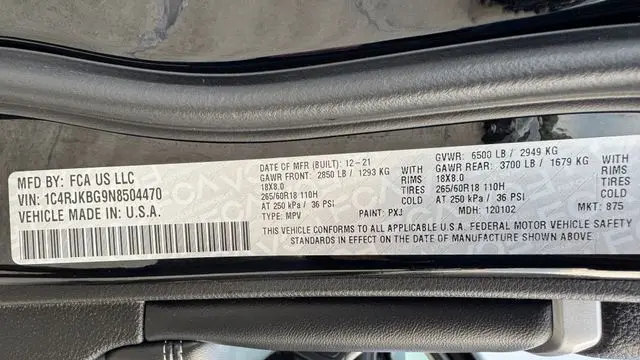 2022 Jeep Grand Cherokee L Limited