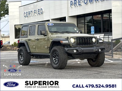 2025 Jeep Wrangler 4X4 Willys 4DR SUV
