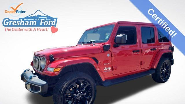 Preowned 2024 Jeep Wrangler Sahara 4xe for Sale