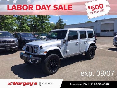 Photo of a 2024 Jeep Wrangler 4X4 Sahara 4XE 4DR SUV for sale