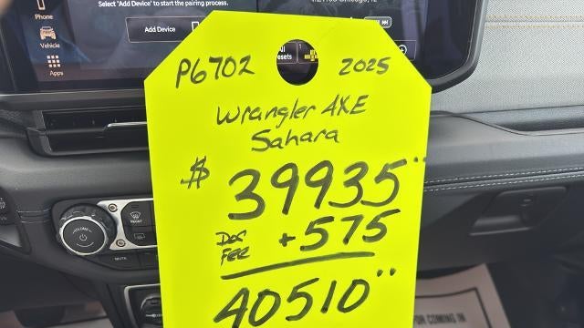 2025 Jeep Wrangler Backcountry 4xe