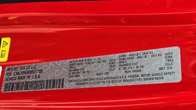 2025 Jeep Wrangler Backcountry 4xe