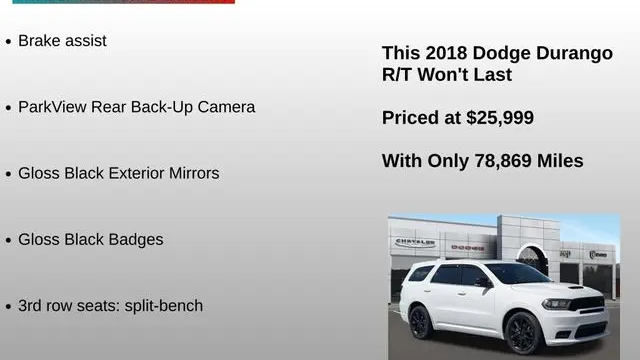 2018 Dodge Durango R/T